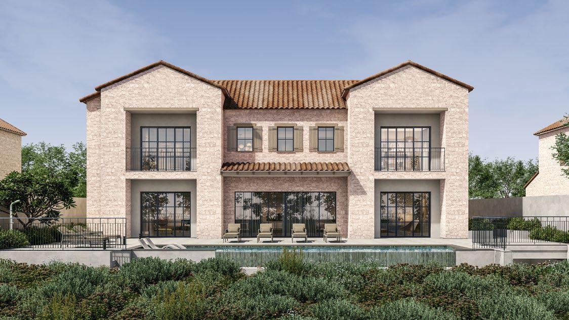Nawayef East Hills Hudayriyat Island Abu Dhabi luxury hillside villas with panoramic skyline views and elevated living